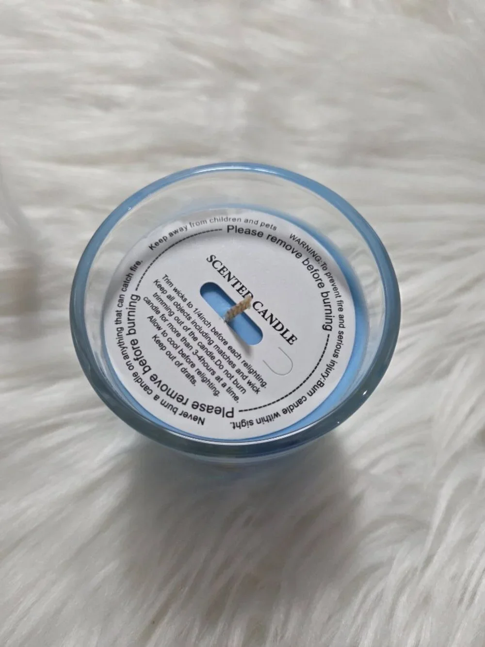 Care Bears Blue Grumpy Bear Candle